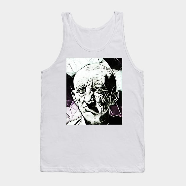 Cato the Elder Black And White Portrait | Cato the Elder Artwork 3 Tank Top by JustLit